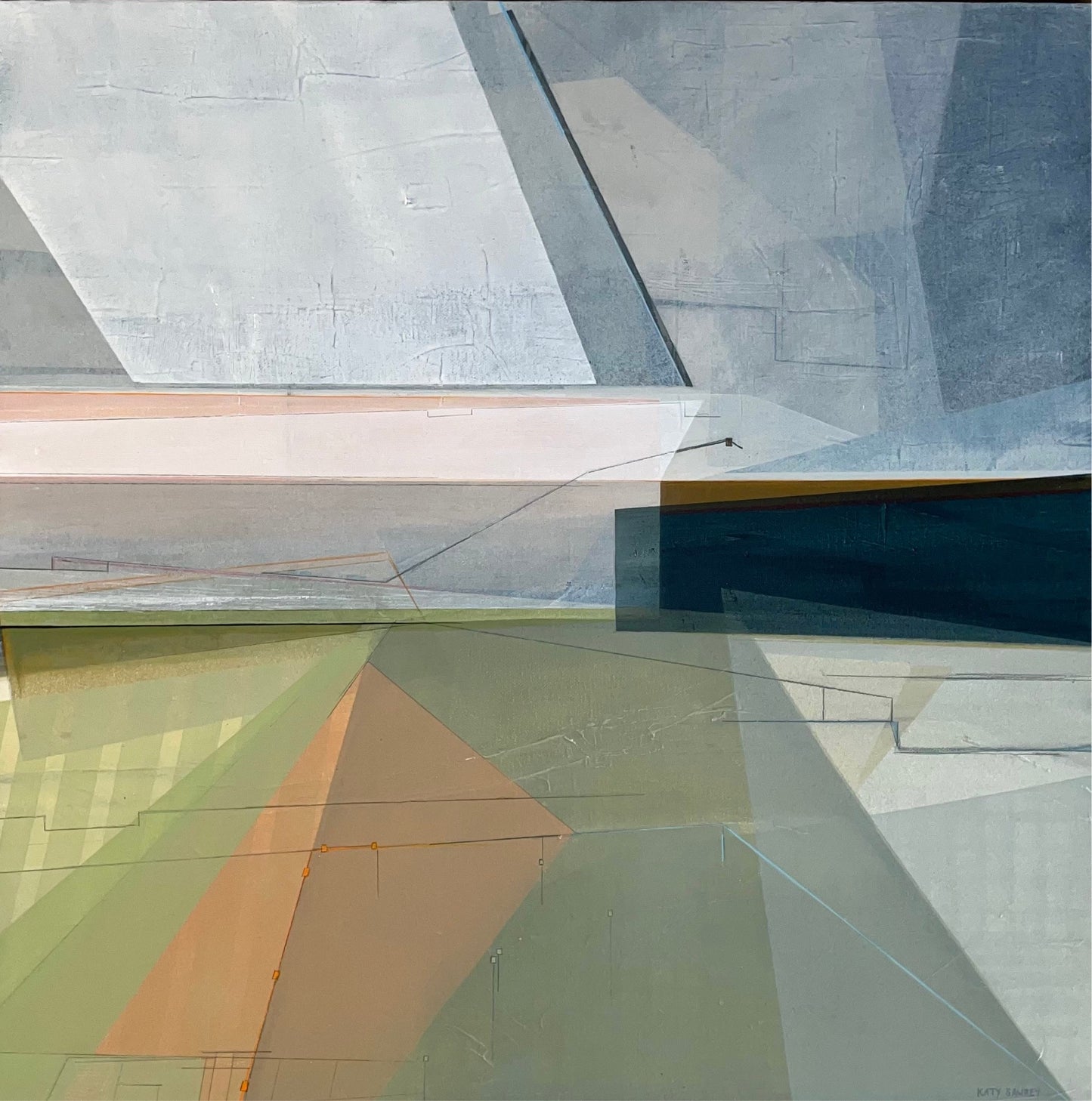 East of Here - 61 x 61cm