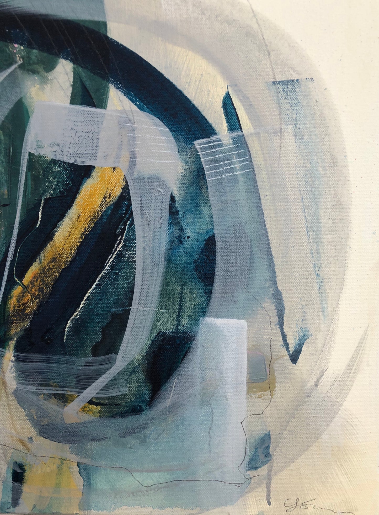 And on we go...... - 100 x 100cm