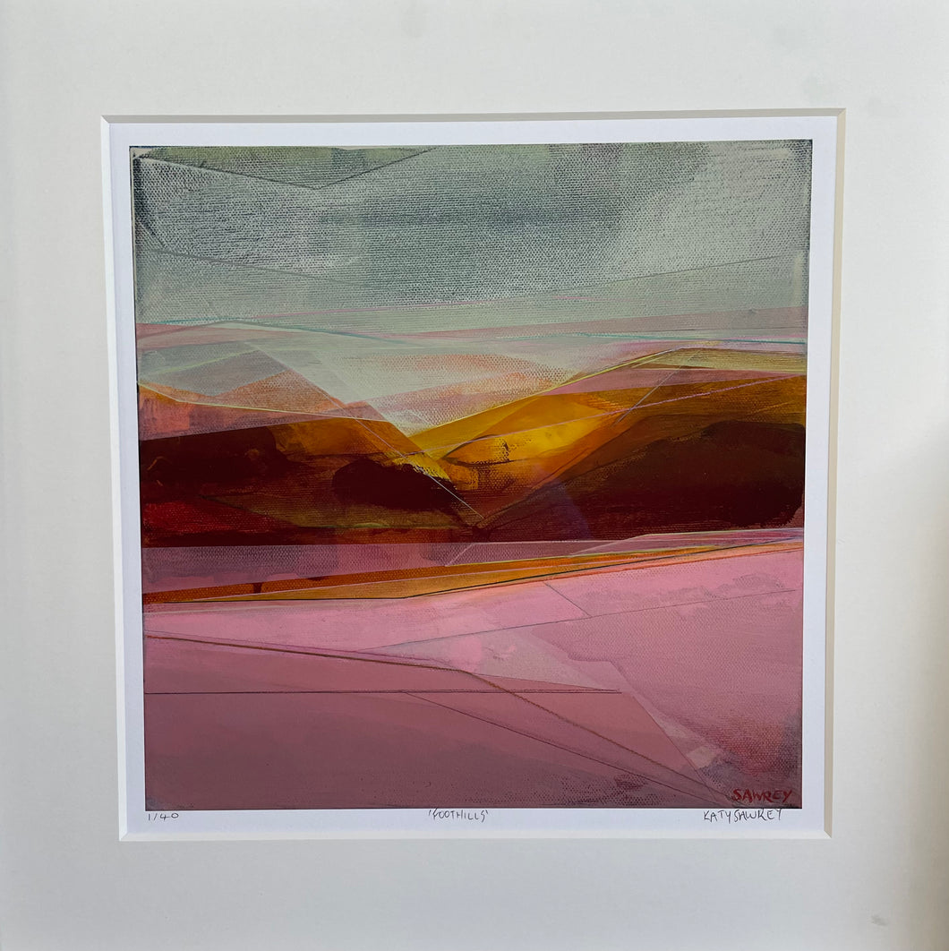 ‘foothills’ print