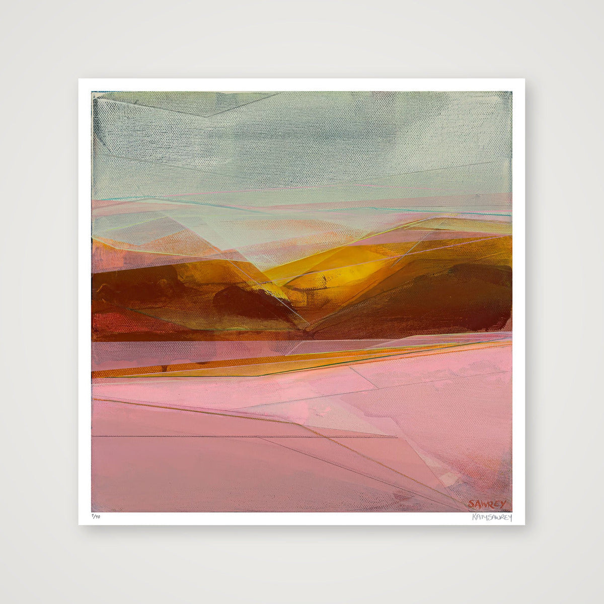 foothills — 70×70cm Print only
