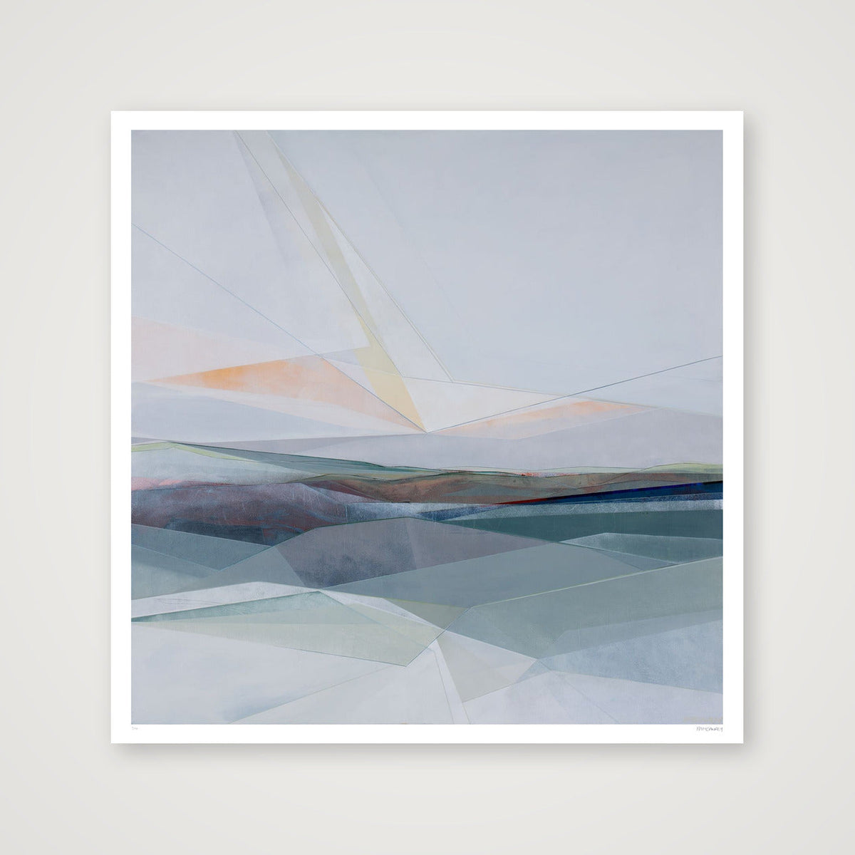 northern skies — 100×100cm Print only