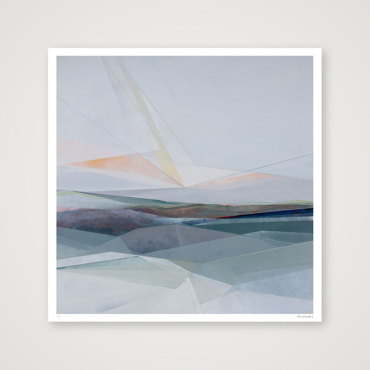northern skies — 70×70cm Print only