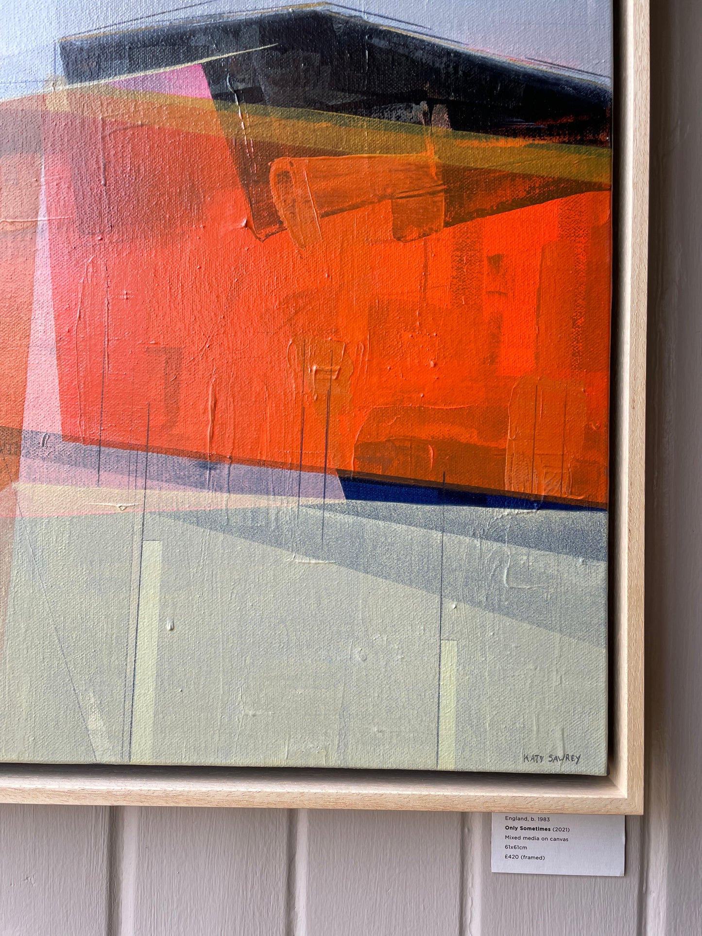 Only Sometimes - 61 x 61cm