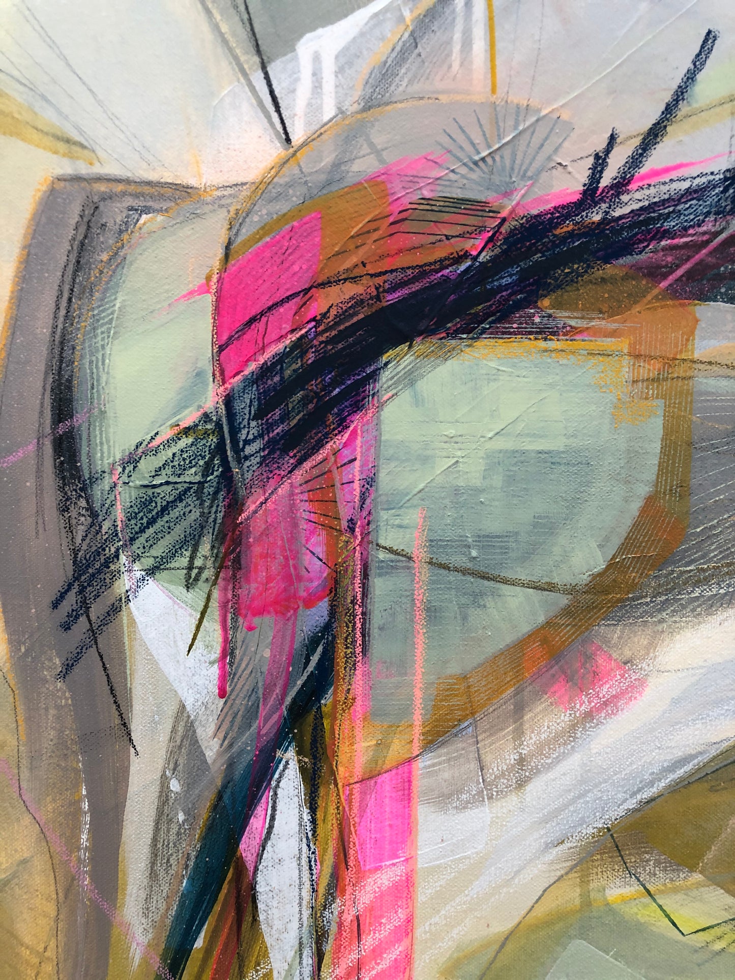 One thing to another - 100 x 100cm