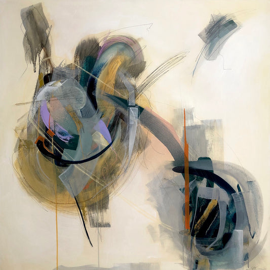 And on we go...... - 100 x 100cm